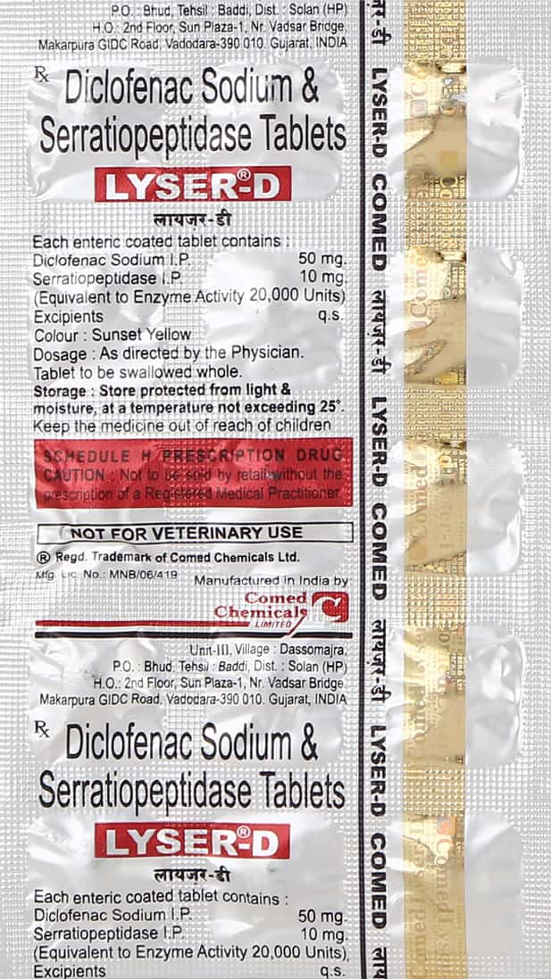 Lyser D Tablet: Uses, Side Effects, Price, Dosage & More Info - PharmEasy