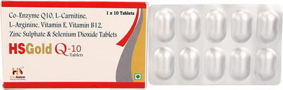 Hsgold Q10 Strip Of 10 Tablets