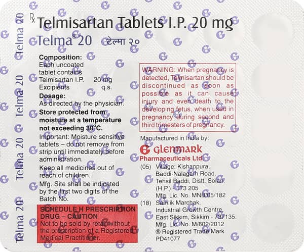 Telma 20 Tablet