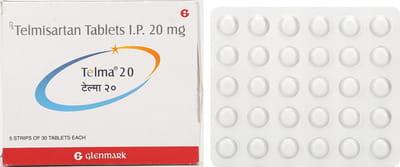 Telma 20mg Strip Of 30 Tablets