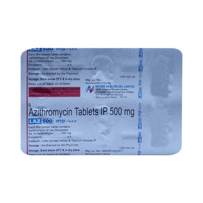 Laz 500mg Strip Of 5 Tablets