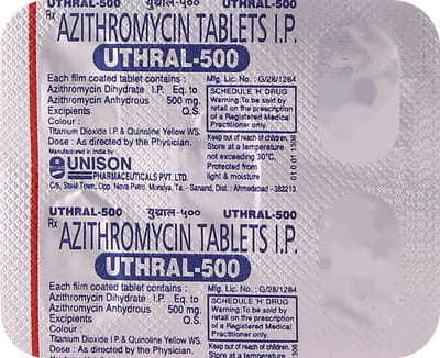 Uthral 500mg Strip Of 5 Tablets