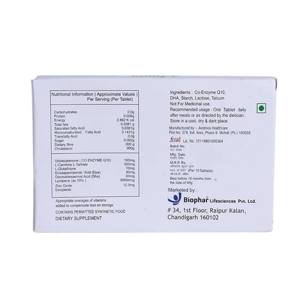 Carq L Strip Of 10 Tablets