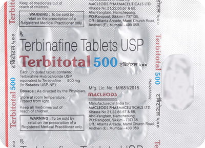 Terbitotal 500 Strip Of 7 Tablets