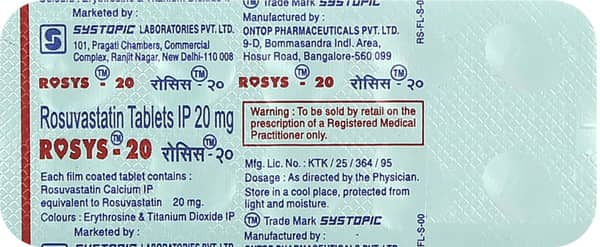 Rosys 20 Strip Of 10 Tablets