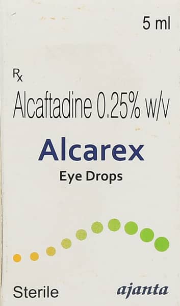 Alcarex Bottle Of 5ml Eye Drops