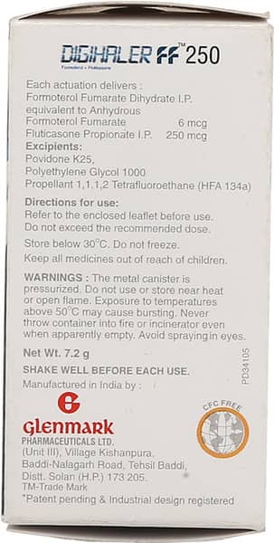 Digihaler Ff 250mcg Box Of 120md Metered Dose Inhaler