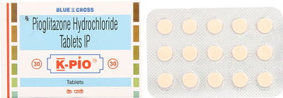 K Pio 30mg Strip Of 15 Tablets