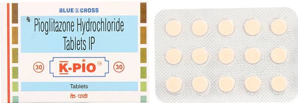 K Pio 30mg Strip Of 15 Tablets