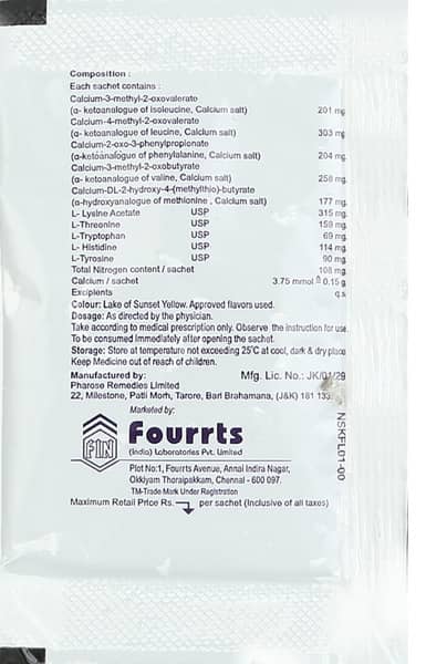 Nefrosave Keto Sachet Of 3gm Oral Powder