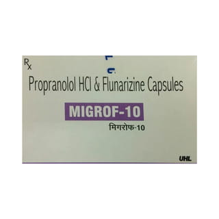 Migrof 10mg Strip Of 10 Capsules