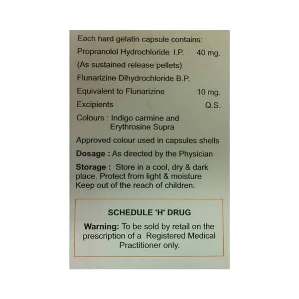 Migrof 10mg Strip Of 10 Capsules