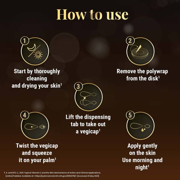 Revibra C10 Pure & Bioactive Vitamin C Cream Reduces Melanin Production Controls Photoaging 28 No'S