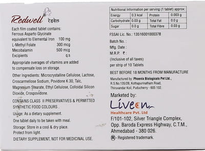 Redwell Strip Of 10 Tablets