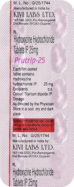 Prutrip 25mg Strip Of 10 Tablets