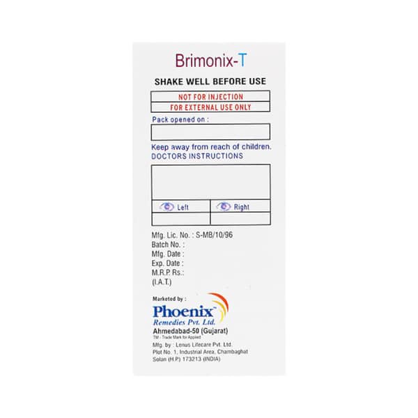 Brimonix T Eye Drop 5Ml