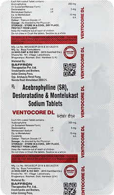 Ventocore Dl Strip Of 10 Tablets
