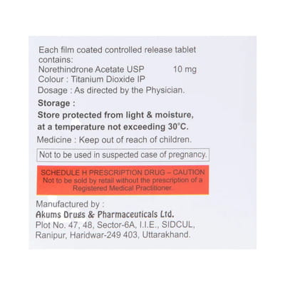 Normonal Cr Strip Of 10 Tablets