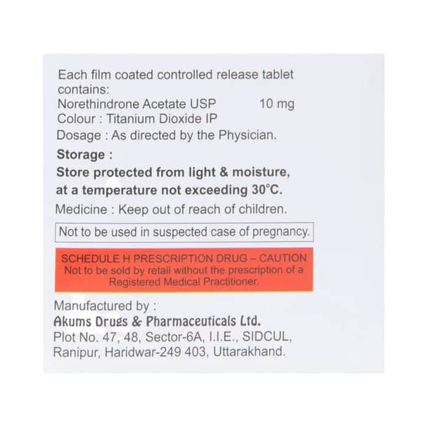 Normonal Cr Strip Of 10 Tablets