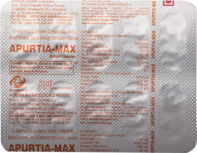 Apurtia Max Strip Of 10 Capsules