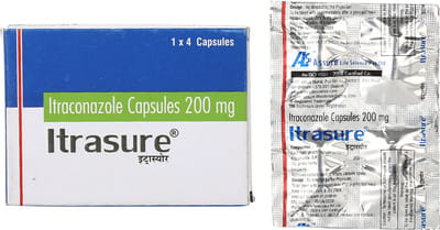 Itrasure 200 Strip Of 4 Capsules