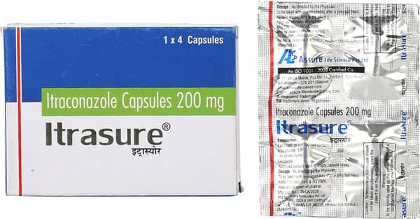 Itrasure 200 Strip Of 4 Capsules