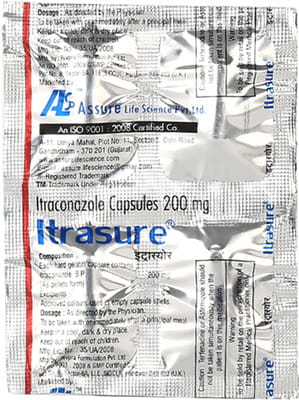 Itrasure 200 Strip Of 4 Capsules