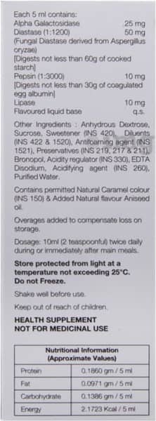 Pankreoflat Bottle Of 100ml Liquid