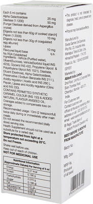 Pankreoflat Bottle Of 100ml Liquid