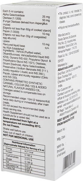 Pankreoflat Bottle Of 100ml Liquid