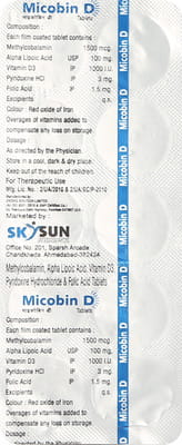 Micobin D Strip Of 10 Tablets