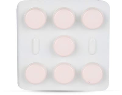 Calshine 60k Orange Flavour Strip Of 7 Chewable Tablets