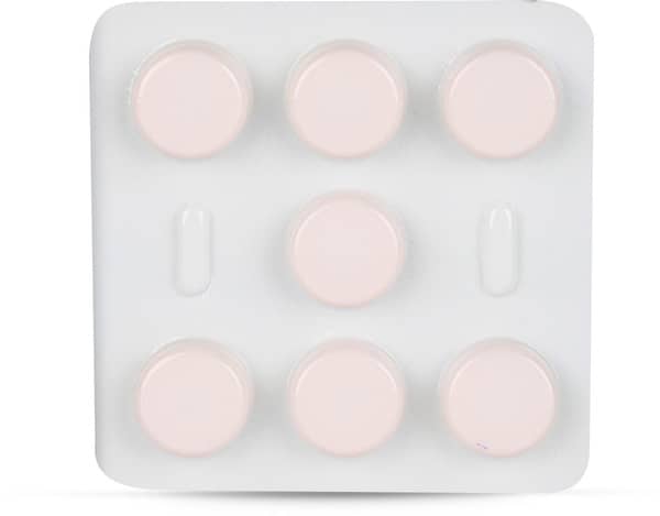 Calshine 60k Orange Flavour Strip Of 7 Chewable Tablets