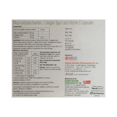Tendowell Strip Of 10 Capsules