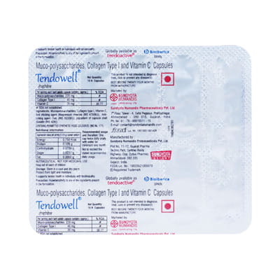 Tendowell Strip Of 10 Capsules