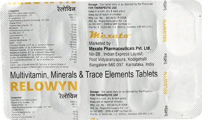 Relowyn Strip Of 10 Tablets