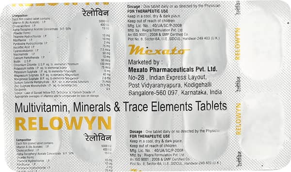 Relowyn Strip Of 10 Tablets