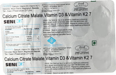 Sen K2 Strip Of 10 Tablets