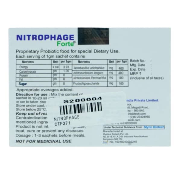Nitrophage Forte Sachet 1Gm