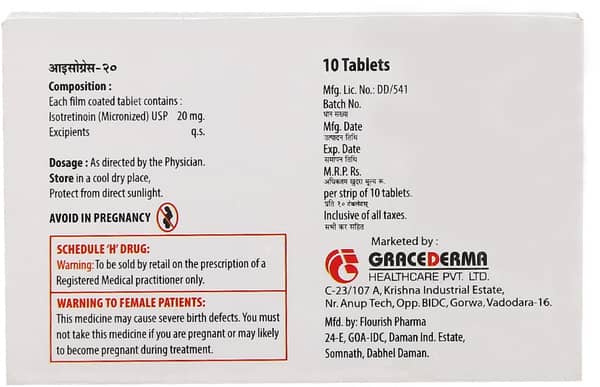 Isograce-20 Tablet