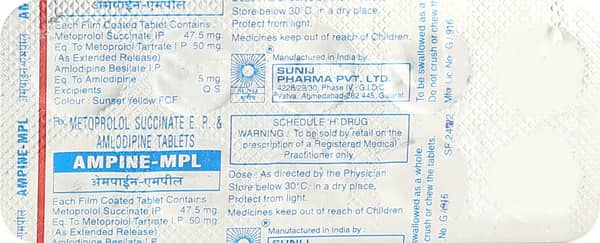 Ampine Mpl Strip Of 10 Tablets