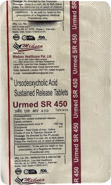 Urmed Sr 450Mg Strip Of 10 Tablets
