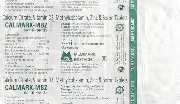 Calmark Mbz Strip Of 10 Tablets