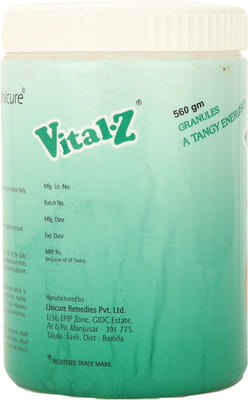 Vital Z Orange Flavour Jar Of 560gm Granules