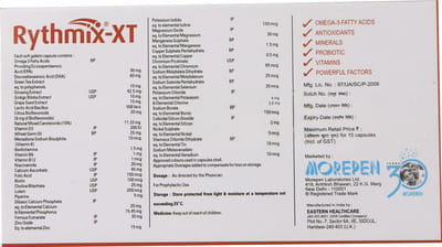 Rythmix Xt Strip Of 10 Capsules