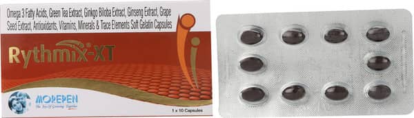Rythmix Xt Strip Of 10 Capsules