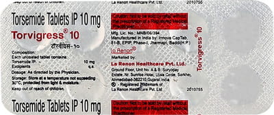 Torvigress 10mg Strip Of 10 Tablets