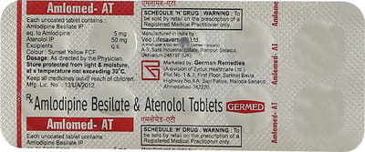 Amlomed At Strip Of 10 Tablets
