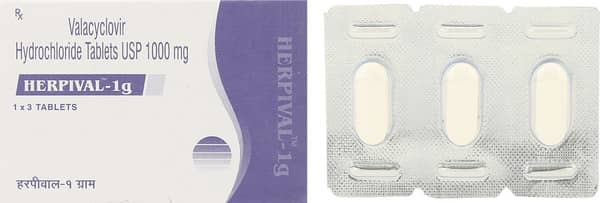 Herpival 1g Tablet