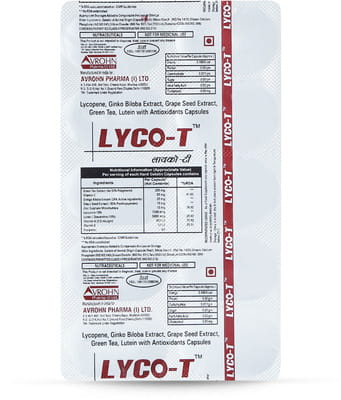 Lyco T Strip Of 10 Capsules